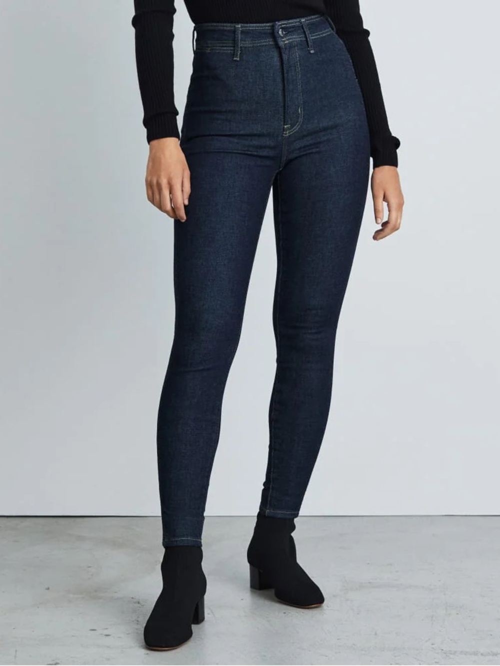 Everlane High-Rise Blue Skinny Jeans for Women Size 27